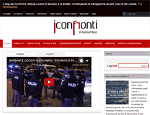 Tablet Screenshot of iconfronti.it